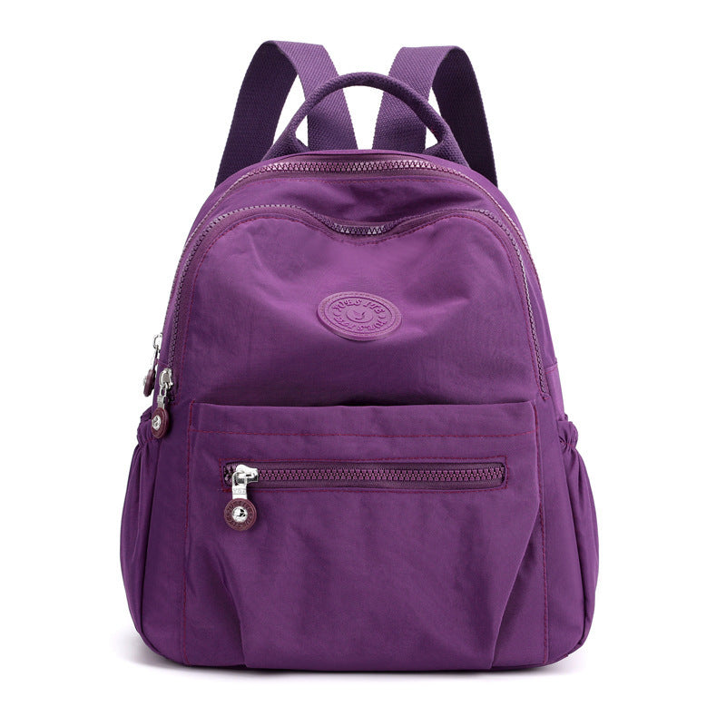Damenrucksack, Nylon, große Kapazität