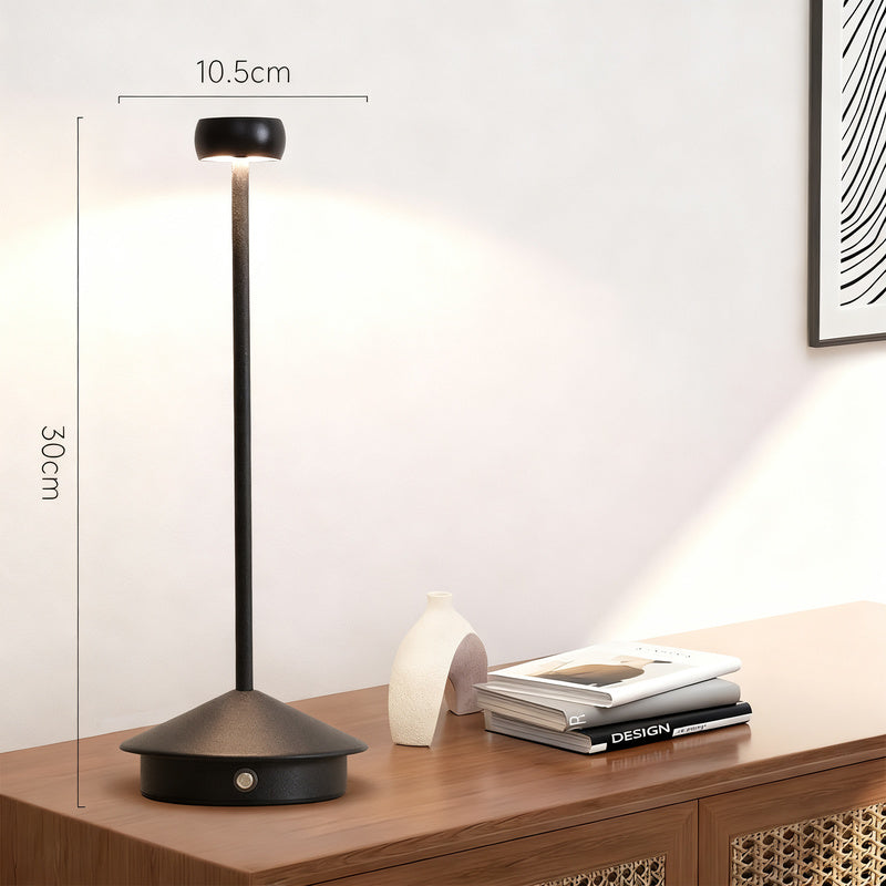 Pilz-Nachttischlampe mit Touchschalter