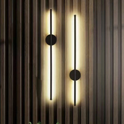LED-Wandleuchte modern, Aluminium, Silikon