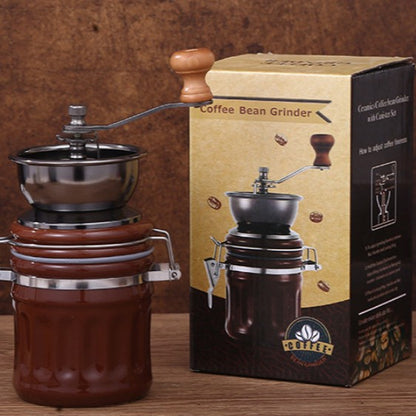 Handkurbel-Kaffeemühle im Retro-Stil