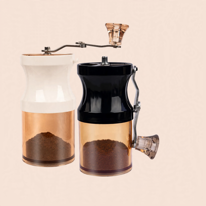 Handkurbel-Kaffeemühle aus Acryl