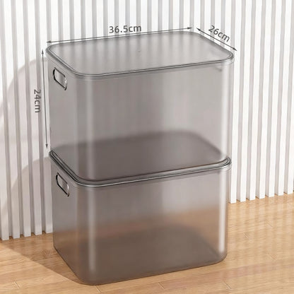 Transparente Aufbewahrungsbox aus Kunststoff