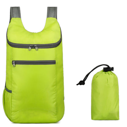 Faltbarer Rucksack ultraleicht – 20 L, Nylon, für Wandern, Reisen & Sport
