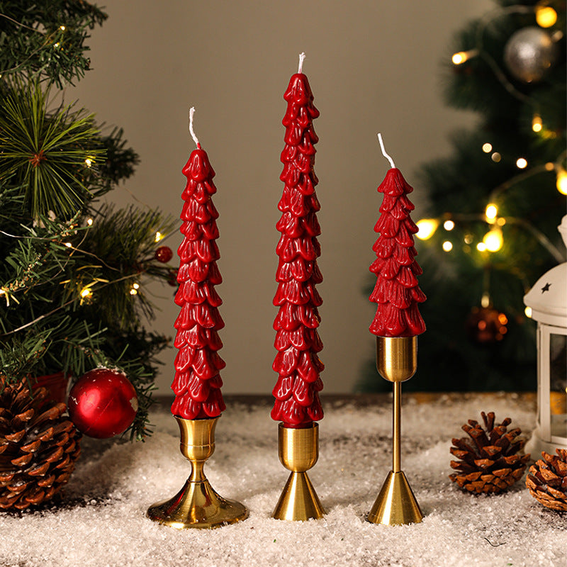 Weihnachtsbaum-Duftkerze, Sojamischung, handgefertigt