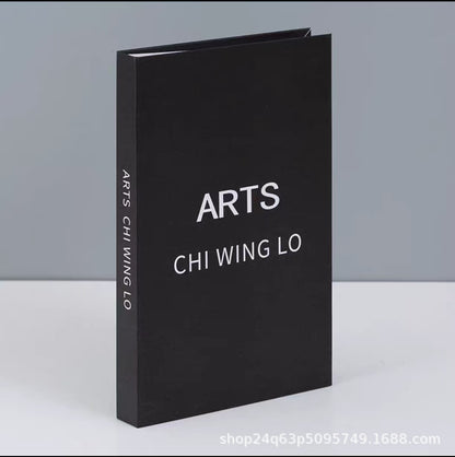 Dekoratives Kunstbuch, nordisch-minimalistisch