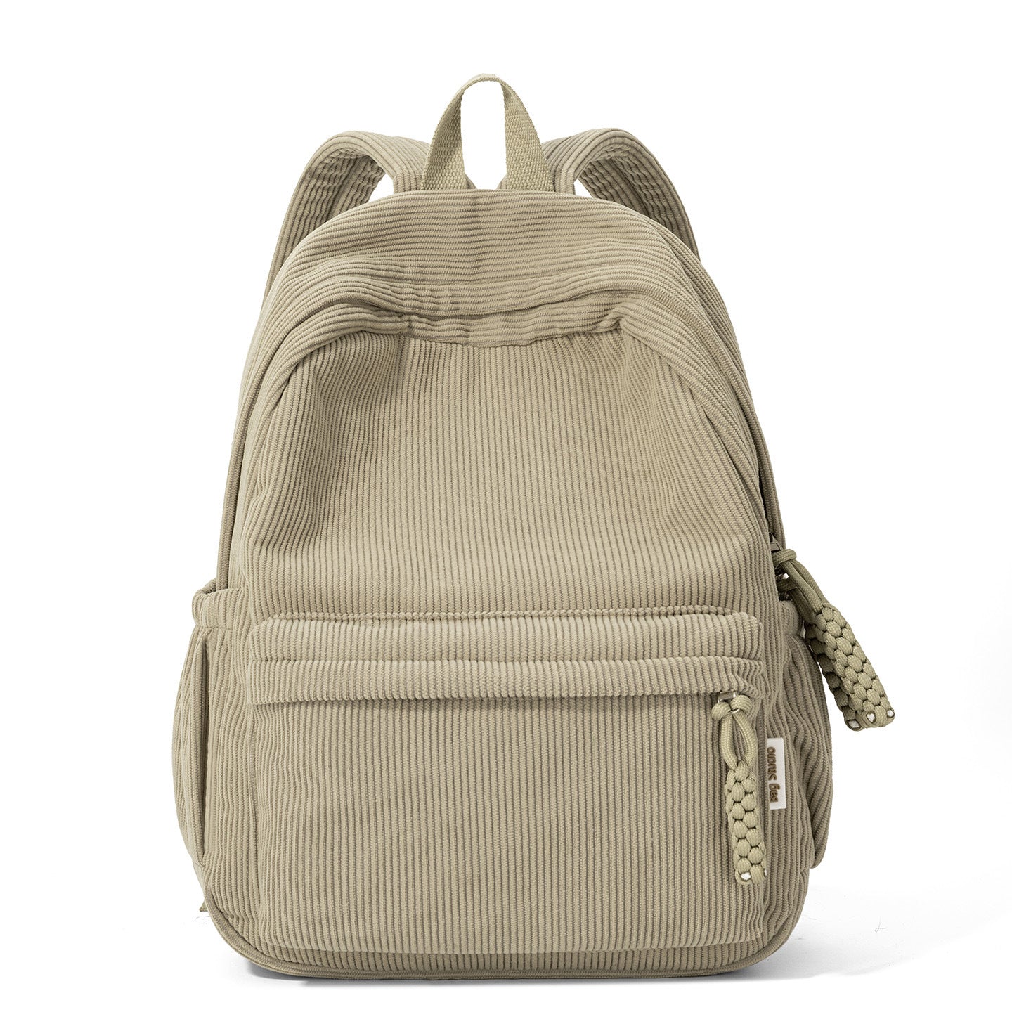 Großer Rucksack aus Cord, 40×29 cm