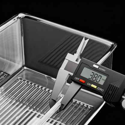 Kühlschrank-Schublade aus PET mit Ablaufgitter