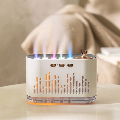 Ultraschall-Luftbefeuchter mit Aromatherapie und LED-Licht