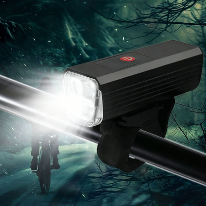 Fahrrad-Frontlicht, USB-C, aufladbar, wasserdicht