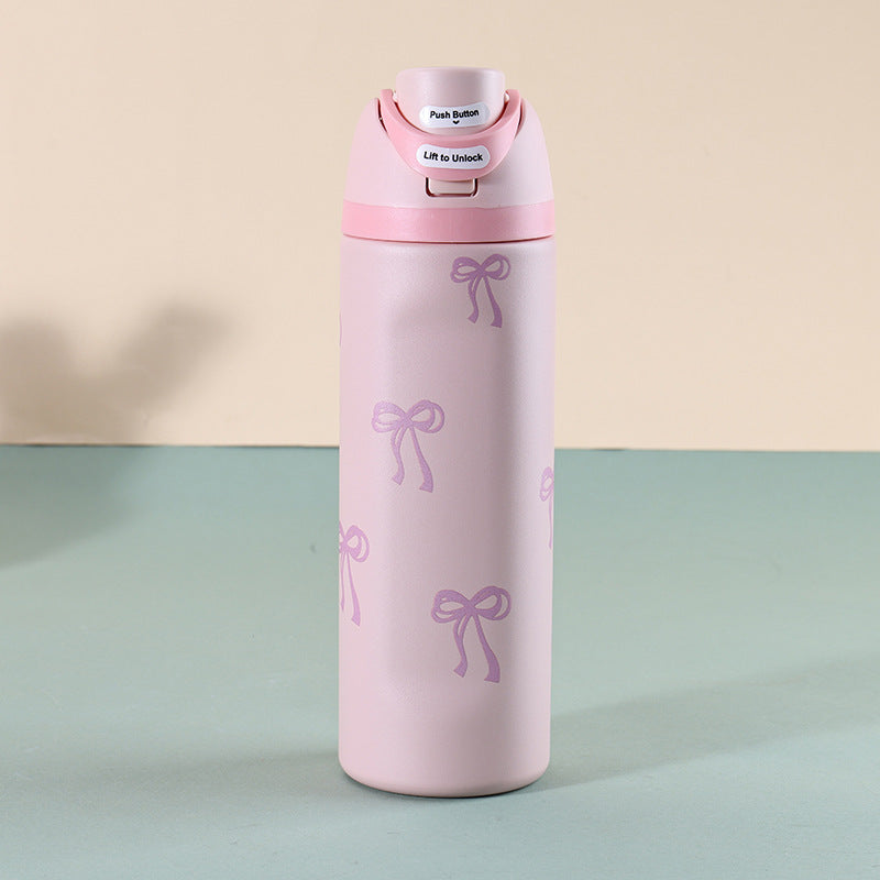 Edelstahl-Trinkflasche, 32 oz, isoliert