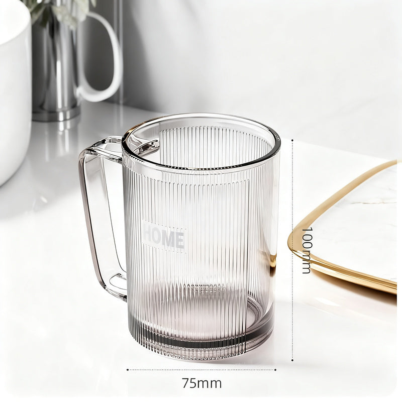 Zahnputzbecher mit Griff, Kunststoff, 51–100 ml
