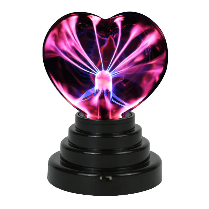 Plasma-Kugelleuchte, Glas, 105×145 mm