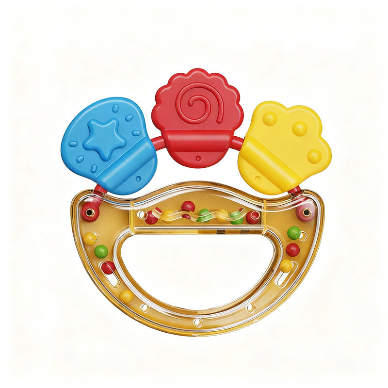 Baby-Rassel und Beißring, 0–3 Jahre