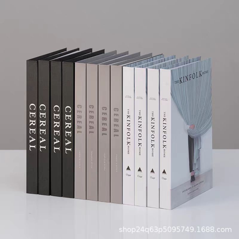 Dekoratives Kunstbuch, nordisch-minimalistisch