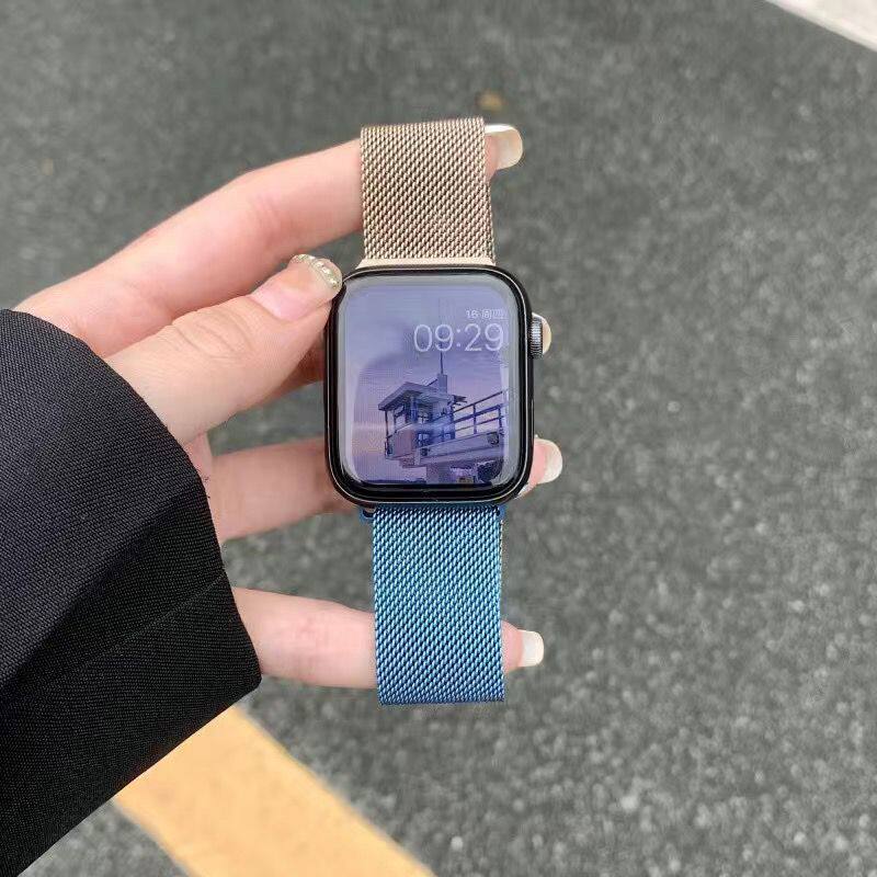 Schwarzes Luxusarmband für Ultradünn Smartwatch