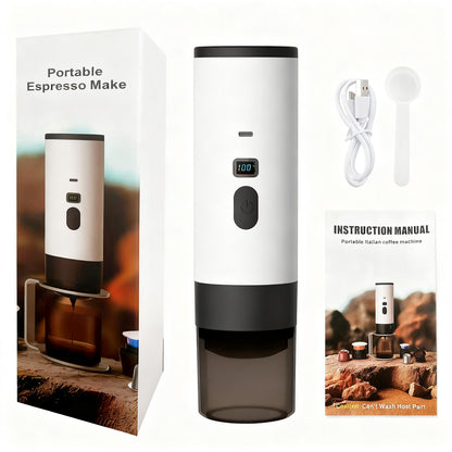 Tragbare Espresso-Kaffeemaschine mit Akku, 0,5 L
