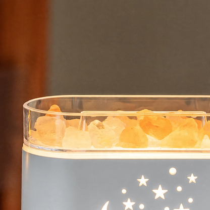 Kristallsalz-Diffuser mit LED-Licht und Befeuchtung