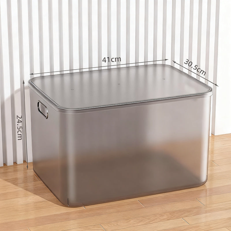 Transparente Aufbewahrungsbox aus Kunststoff