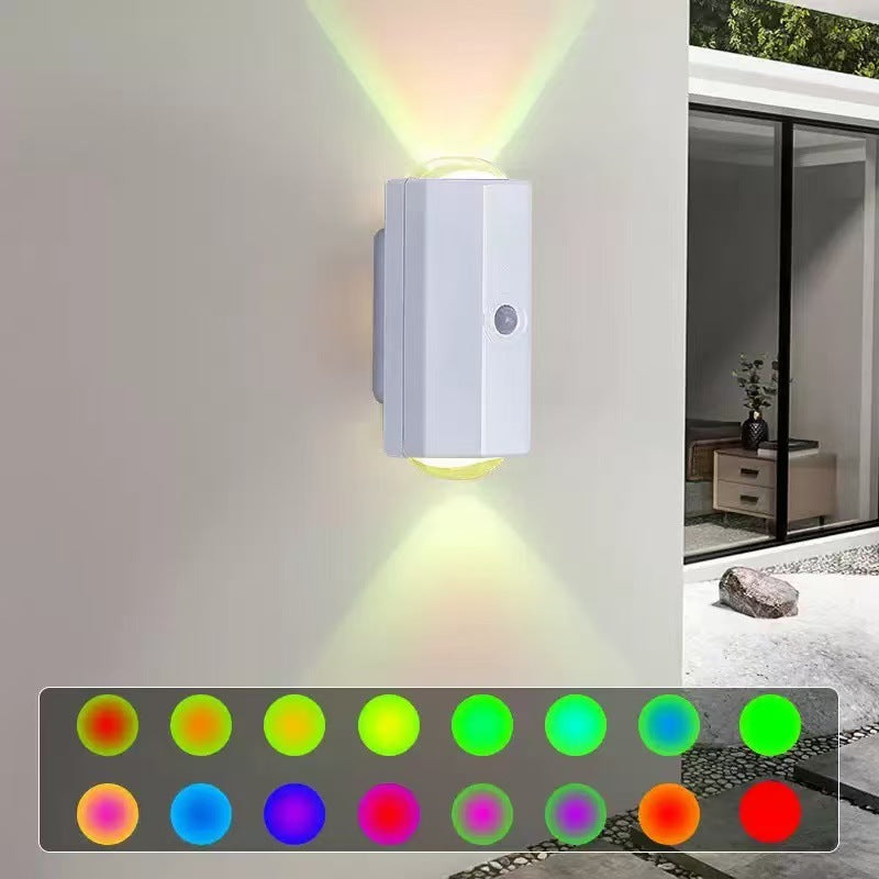 LED-Wandleuchte, Aluminium, wasserfest