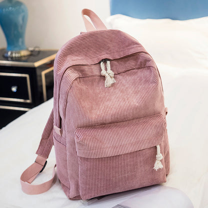 Rucksack aus Kord, 20–35 L, großes Fassungsvermögen