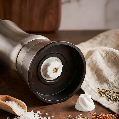 Edelstahl-Pfeffermühle mit Keramikmahlwerk