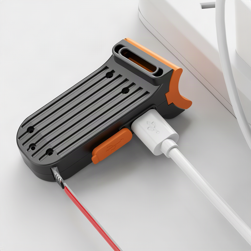 Fahrrad-Rücklicht mit Fließlicht-Effekt, USB-C