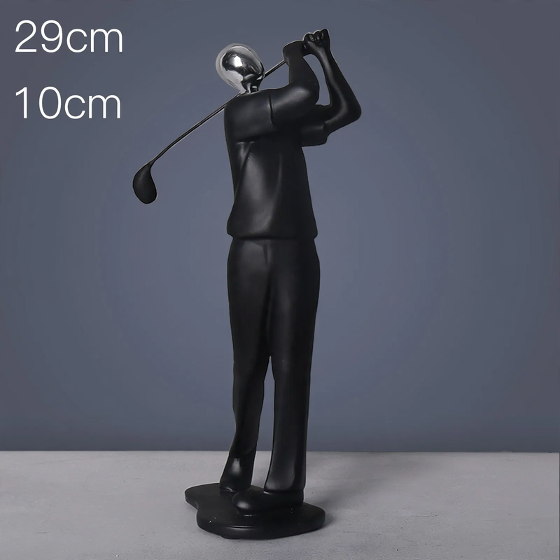 Sportfigur aus Kunstharz, europäischer Stil