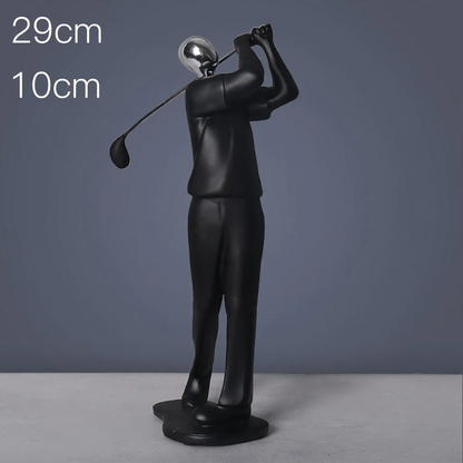 Sportfigur aus Kunstharz, europäischer Stil