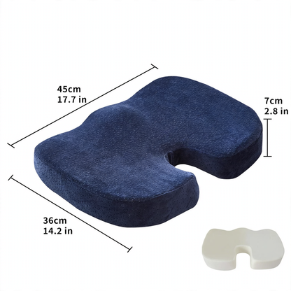 Gel-Sitzkissen mit Memory-Foam, 45×36×7 cm
