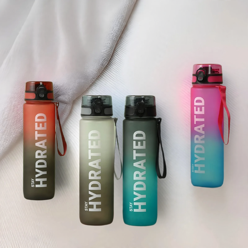 Sporttrinkflasche mit Sprungdeckel, 750–1000 ml