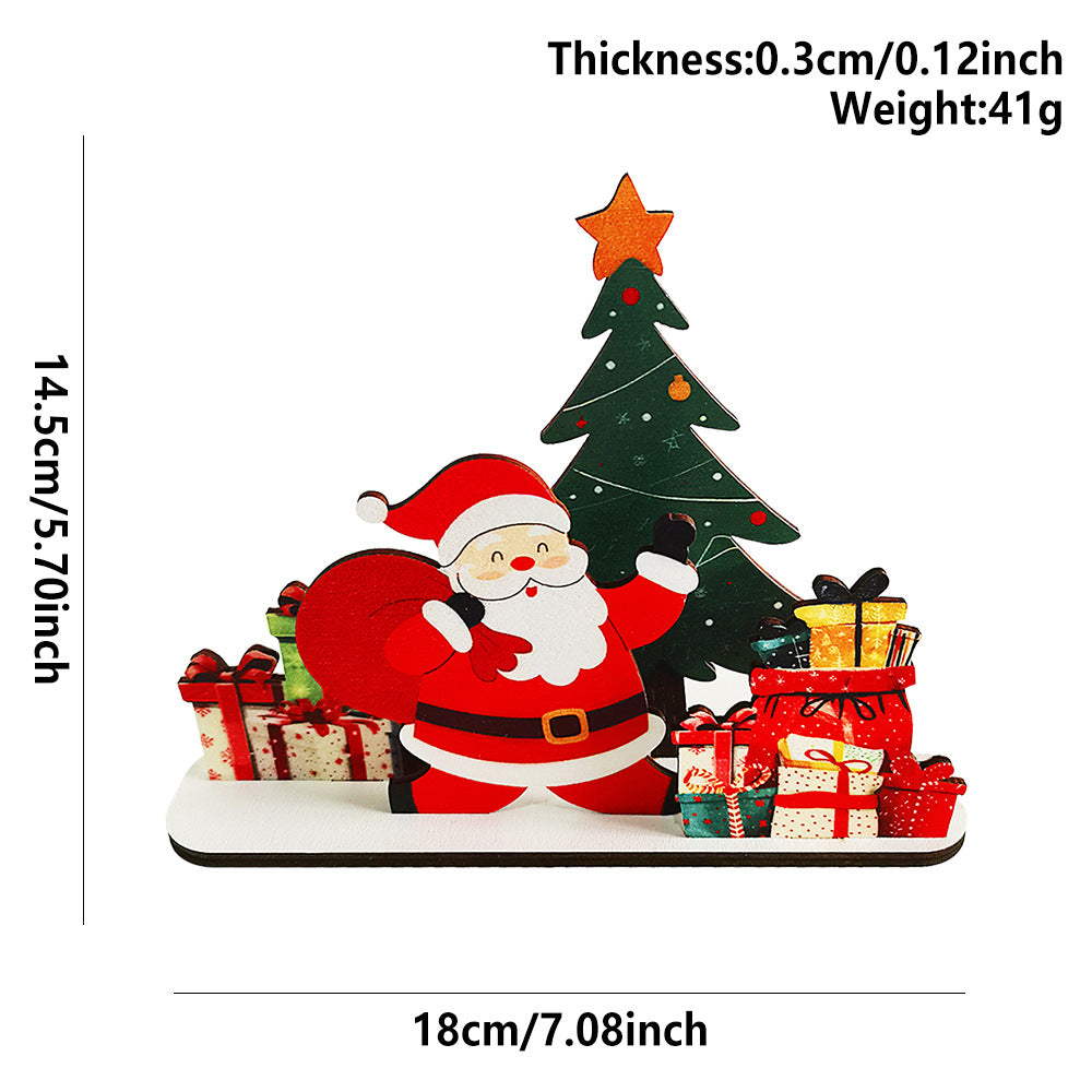 Holz-Weihnachtsfiguren zum Aufstellen