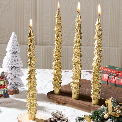 Weihnachtsbaum-Duftkerze, handgefertigt