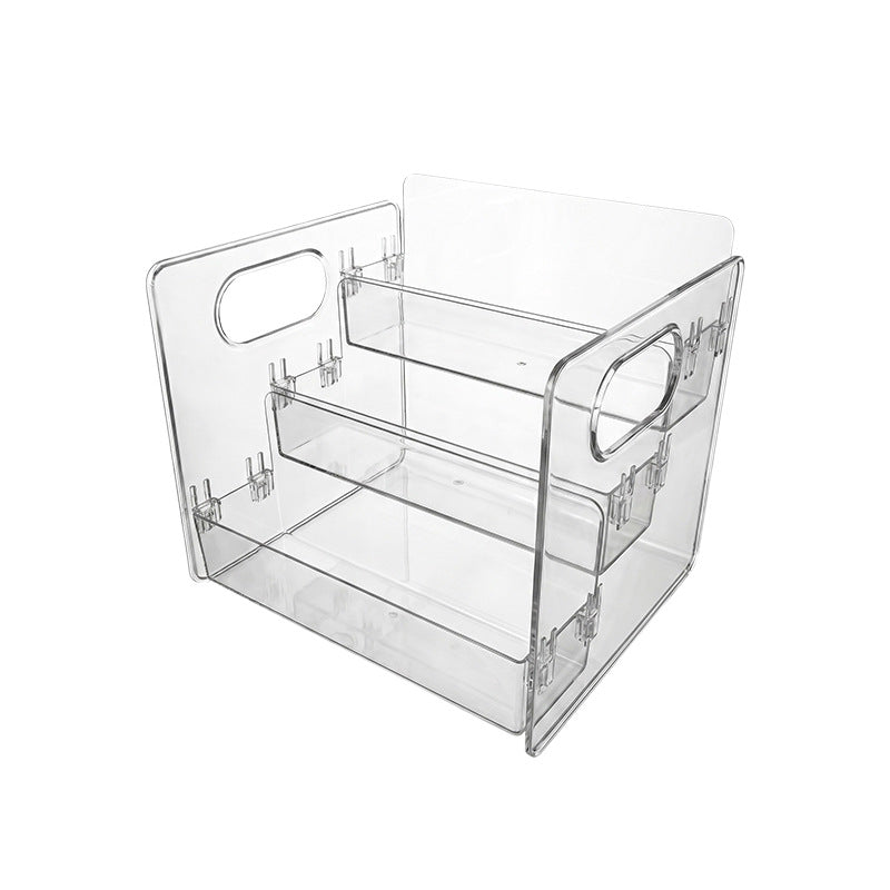 Transparente Kosmetik- und Schreibtisch-Organizer