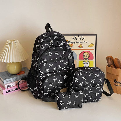 Damen-Rucksack-Set, 3-teilig, Nylon, große Kapazität