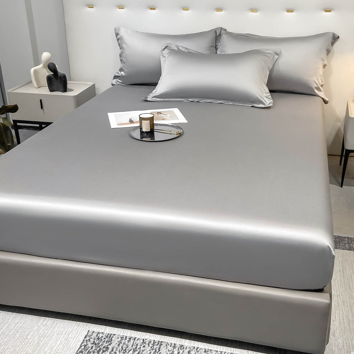 Lyocell-Bettspannbettuch, 3-teilig, kühlend