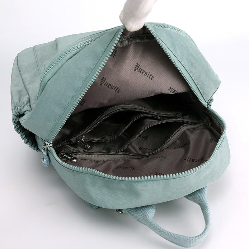 Damenrucksack, Nylon, große Kapazität
