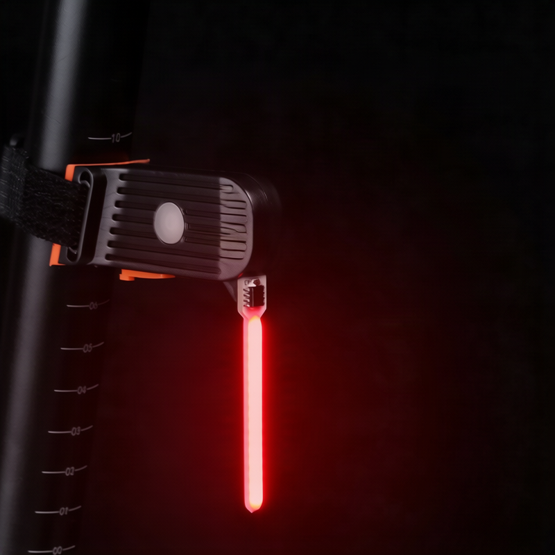 Fahrrad-Rücklicht mit Fließlicht-Effekt, USB-C