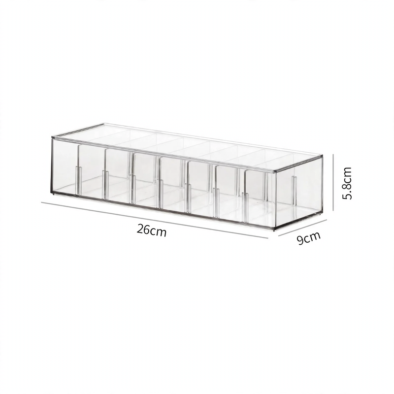 Transparente Kabelorganizer-Box aus Kunststoff