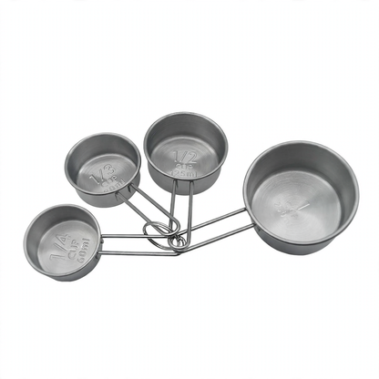 Edelstahl-Messlöffel-Set, 4-teilig