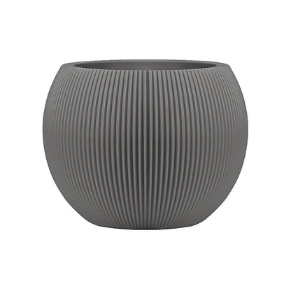Keramikblumenvase, Landhausstil, Webstruktur
