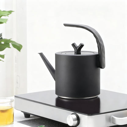 Edelstahl-Wasserkessel mit Pfeife, 3–4 L