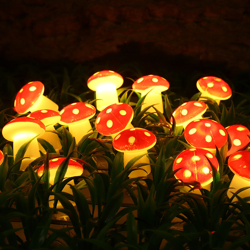 LED-Pilzlichterkette, 1,5 m bis 6 m