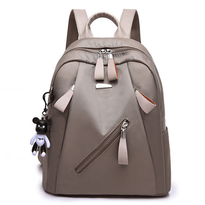 Damen-Rucksack, Nylon, Rückenlastausgleich, zeitlos