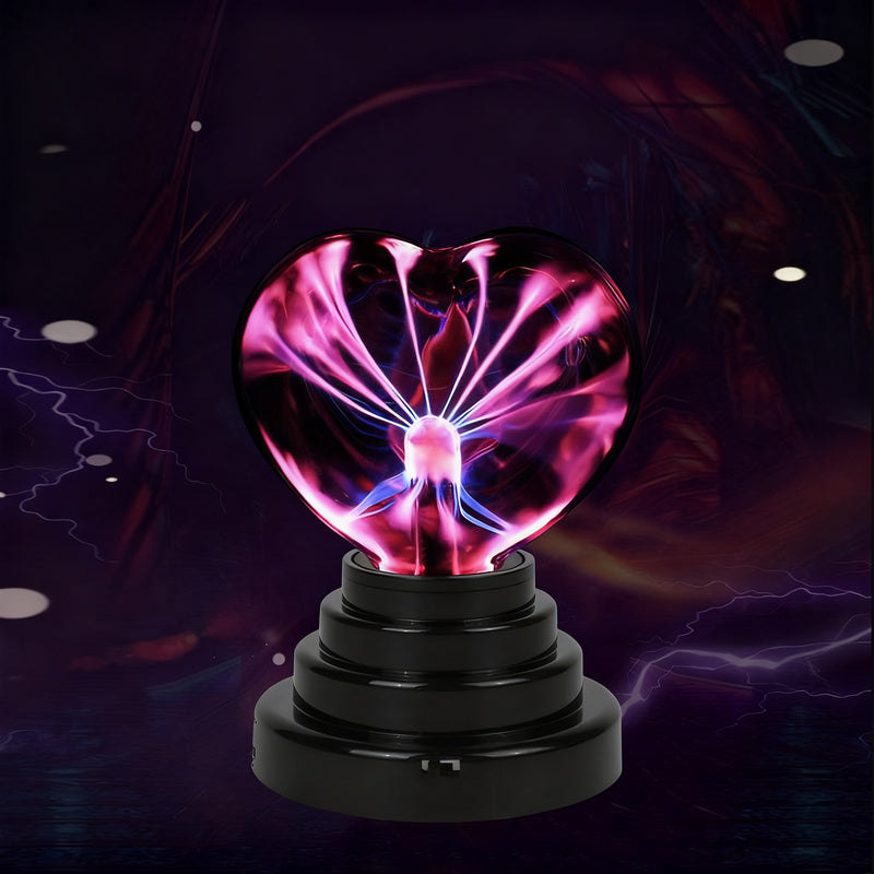 Plasma-Kugelleuchte, Glas, 105×145 mm