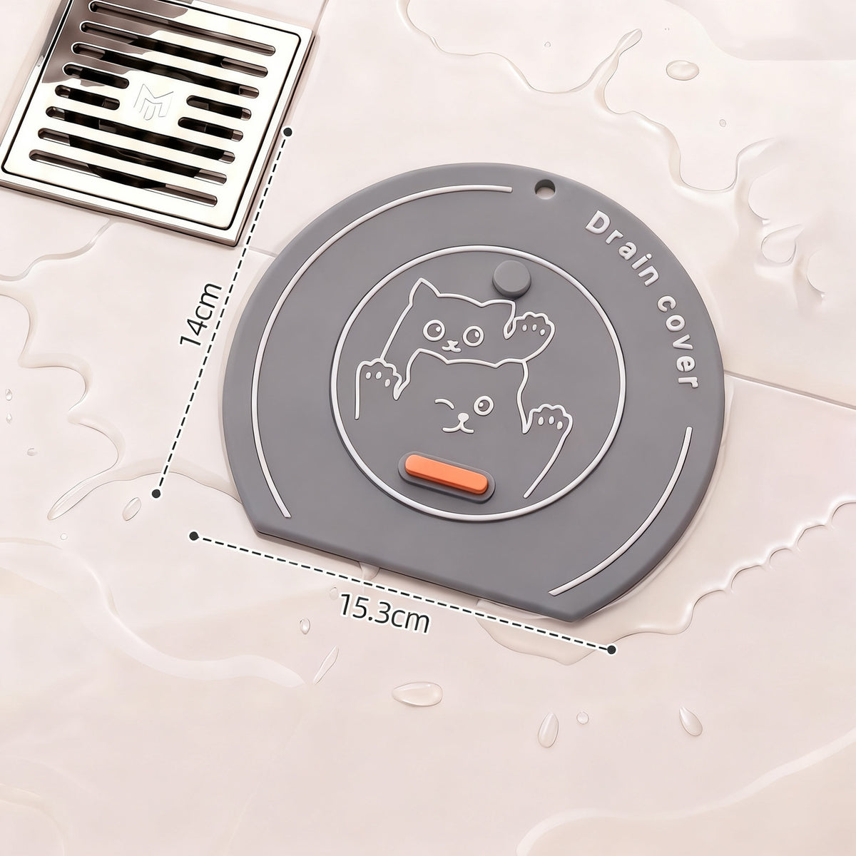 PVC-Bodenablauf-Matte, geruchsdicht