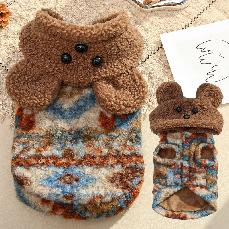 Haustier-Pullover mit Fleecefutter, zweiarmig