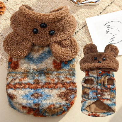 Haustier-Pullover mit Fleecefutter, zweiarmig