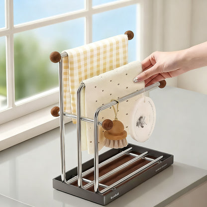 Edelstahl-Abtropfständer für Spüle