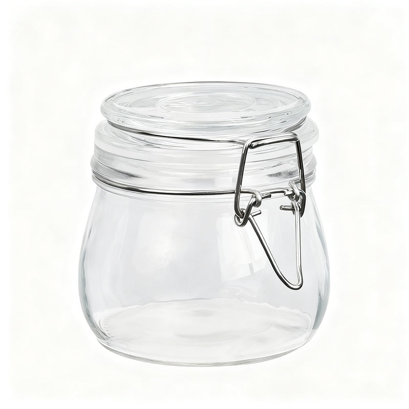 Glas-Vorratsglas mit Deckel, luftdicht