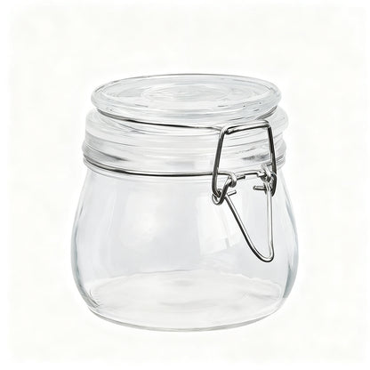 Glas-Vorratsglas mit Deckel, luftdicht